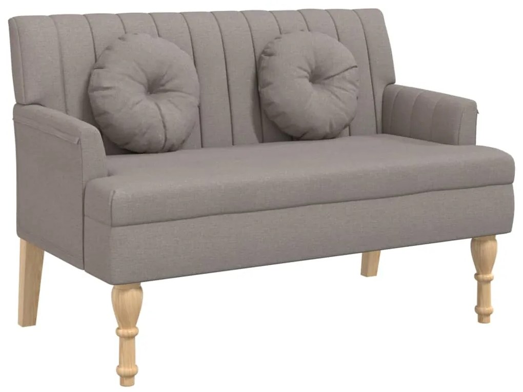 ΠΑΓΚΑΚΙ TAUPE 113 X 64,5 X 75,5 ΕΚ. ΥΦΑΣΜΑΤΙΝΟ ΜΕ ΜΑΞΙΛΑΡΙΑ 372135