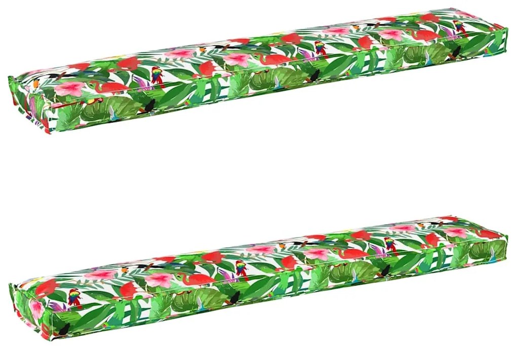 vidaXL Σετ Μαξιλαριών Πάγου 2 pcs Τροπική ζούγκλα 200 x 40 x 8 εκ.