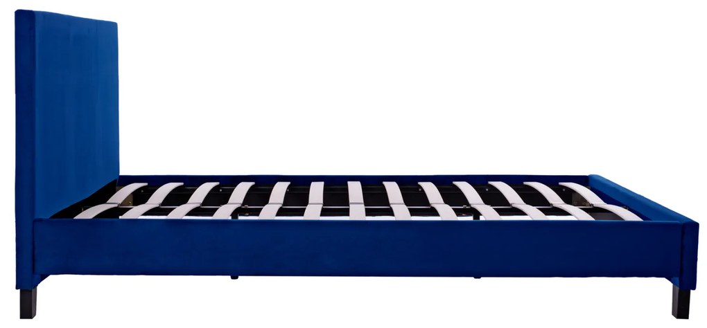 ΚΡΕΒΑΤΙ ΜΕ ΣΤΡΩΜΑ BECCA HM21283.07 ΜΠΛΕ ΒΕΛΟΥΔΟ--ΓΙΑ 150x200εκ