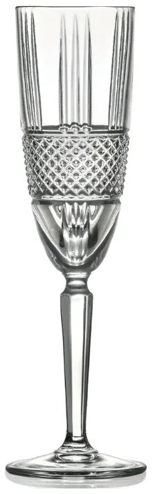 Ποτήρι Σαμπάνιας 190ml Brillante - RCR - 6 ΤΜΧ