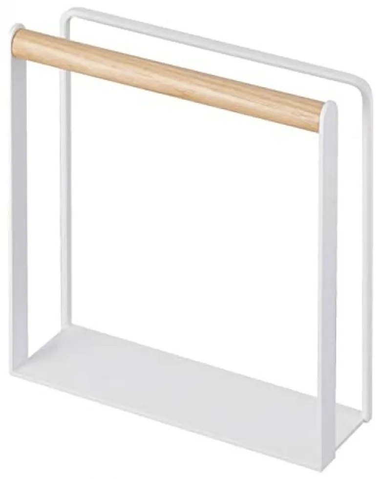Χαρτοπετσετοθήκη WH LBTYMZK4412 14,5x4,5x15cm Natural-White Yamazaki Steel,Wood