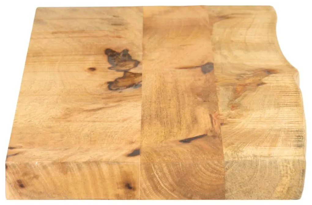 vidaXL Επιφάνεια Τραπεζιού 100x40x2,5 εκ. Live Edge Μασίφ Ξύλο Μάνγκο