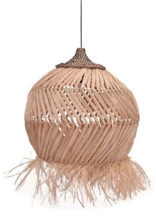 Κρεμαστό Φωτιστικό Οροφής Koronse Inart sisal σε φυσικό Φ55x68εκ 339-000009 339-000009 Μπεζ
