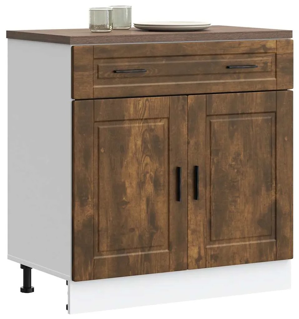 ντουλάπι βάσης κουζίνας Porto Καπνιστή βελανιδιά