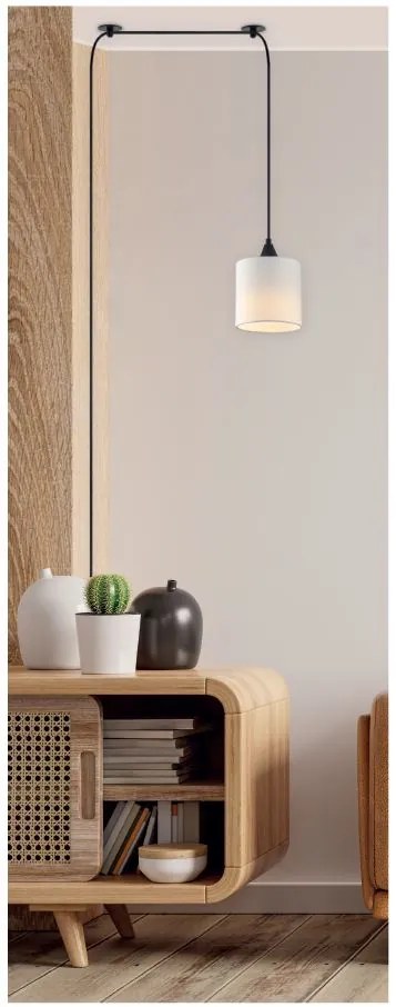 SE21-BL-B10-BL1W-SH1 ADEPT PENDANT White Fabric Wall Lamp +