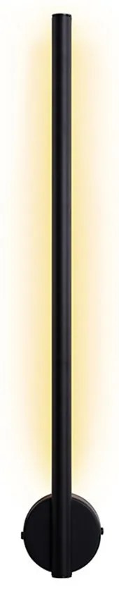 Απλίκα Τοίχου LED Heronia Line Black 01-0426