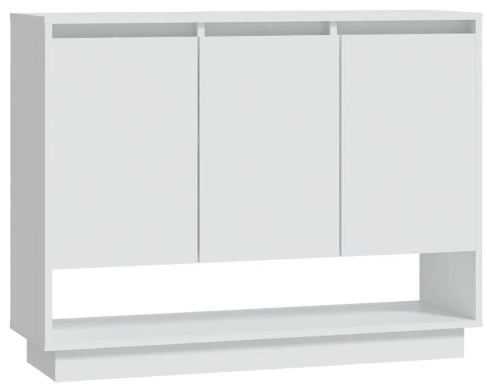 vidaXL Συρταριέρα Λευκή 97x31x75 εκ. από Επεξεργασμένο Ξύλο