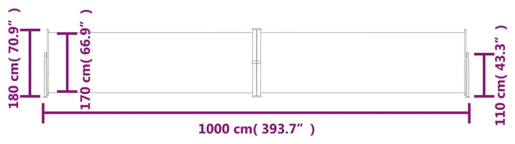 ΣΚΙΑΣΤΡΟ ΠΛΑΪΝΟ ΣΥΡΟΜΕΝΟ ΚΑΦΕ 180 X 1000 ΕΚ. 318039