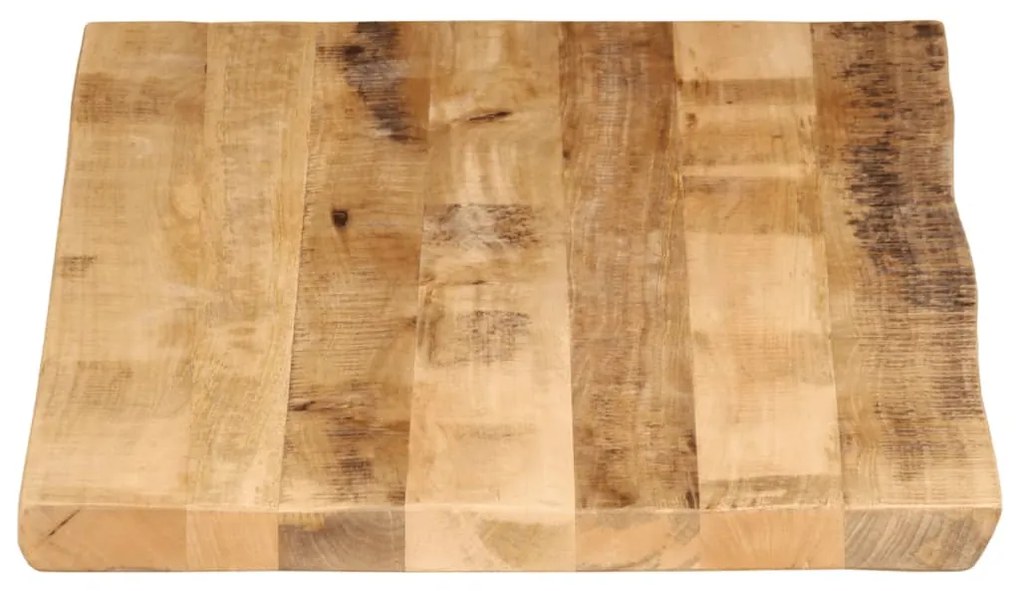 vidaXL Επιφάνεια Τραπεζιού 110x60x3,8 εκ. Live Edge Μασίφ Ξύλο Μάνγκο