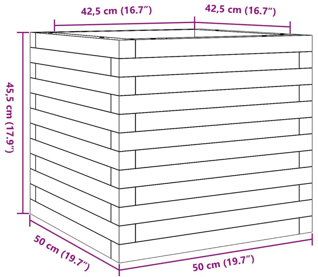 ΖΑΡΝΤΙΝΙΕΡΑ ΛΕΥΚΗ. 50X50X45,5 ΕΚ ΑΠΟ ΜΑΣΙΦ ΞΥΛΟ ΠΕΥΚΟΥ 847244