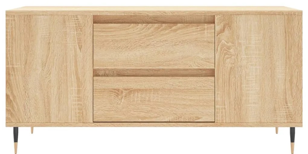 vidaXL Τραπεζάκι Σαλονιού Sonoma Δρυς 102x44,5x50 εκ. Επεξεργ. Ξύλο