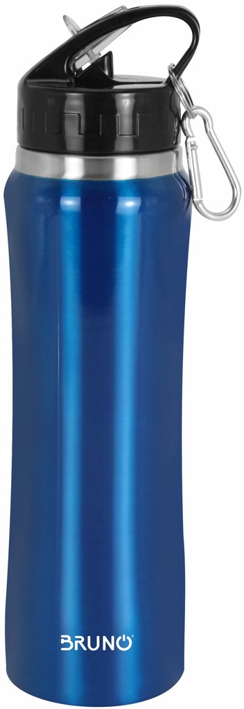BRUNO θερμός BRN-0070, με καλαμάκι &amp; γάντζο, anti-slip, 750ml, μπλε