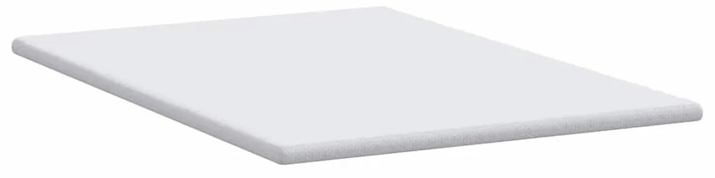 vidaXL Στρώμα επικάλυψης Λευκό 160 x 200 cm Υφασμα Jacquard