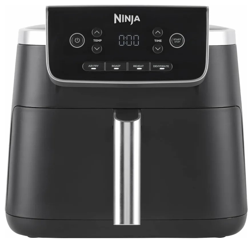 Ninja Max Pro AF140EU Φριτέζα Air Fryer 4.7lt, Μαύρο/Ασημί