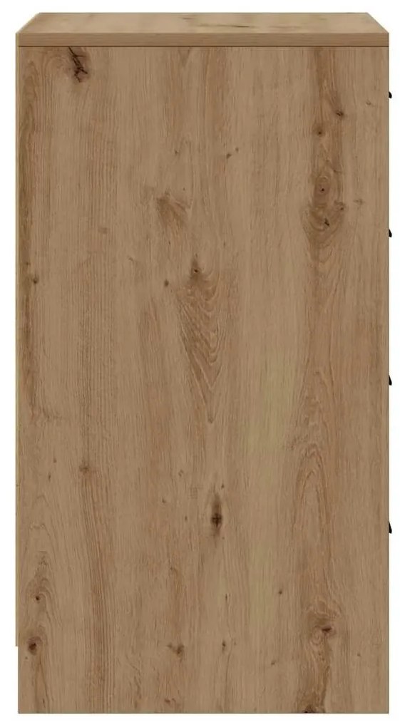 vidaXL Πλαϊνό γραφείο artisan δρυς 40 x 41 x 75 εκ Επεξεργασμένο ξύλο