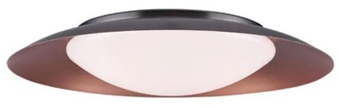 Φωτιστικό Οροφής - Πλαφονιέρα Led Φ40 1957 20W 3000K 90Lm Black-Copper Μέταλλο,Ακρυλικό