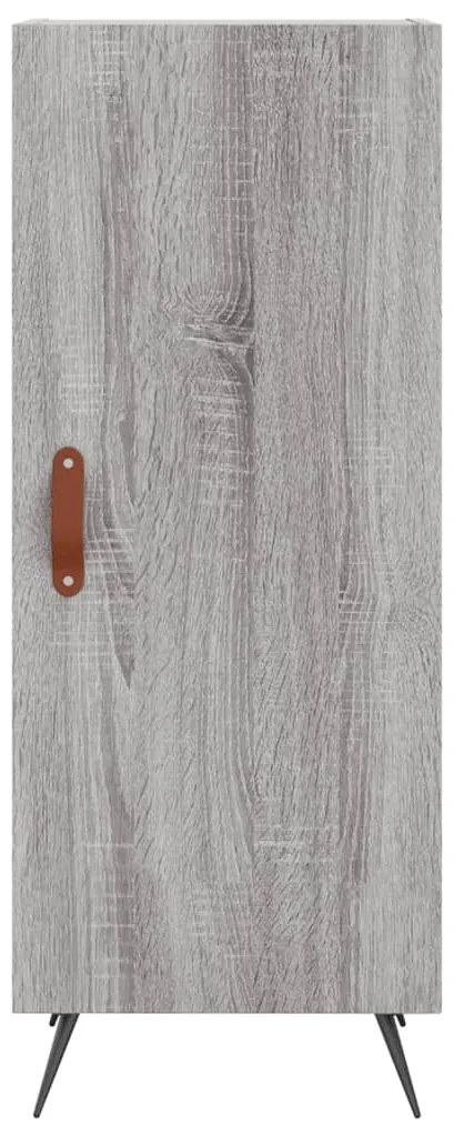 vidaXL Ντουλάπι Γκρι Sonoma 34,5x34x90 εκ. από Επεξεργασμένο Ξύλο