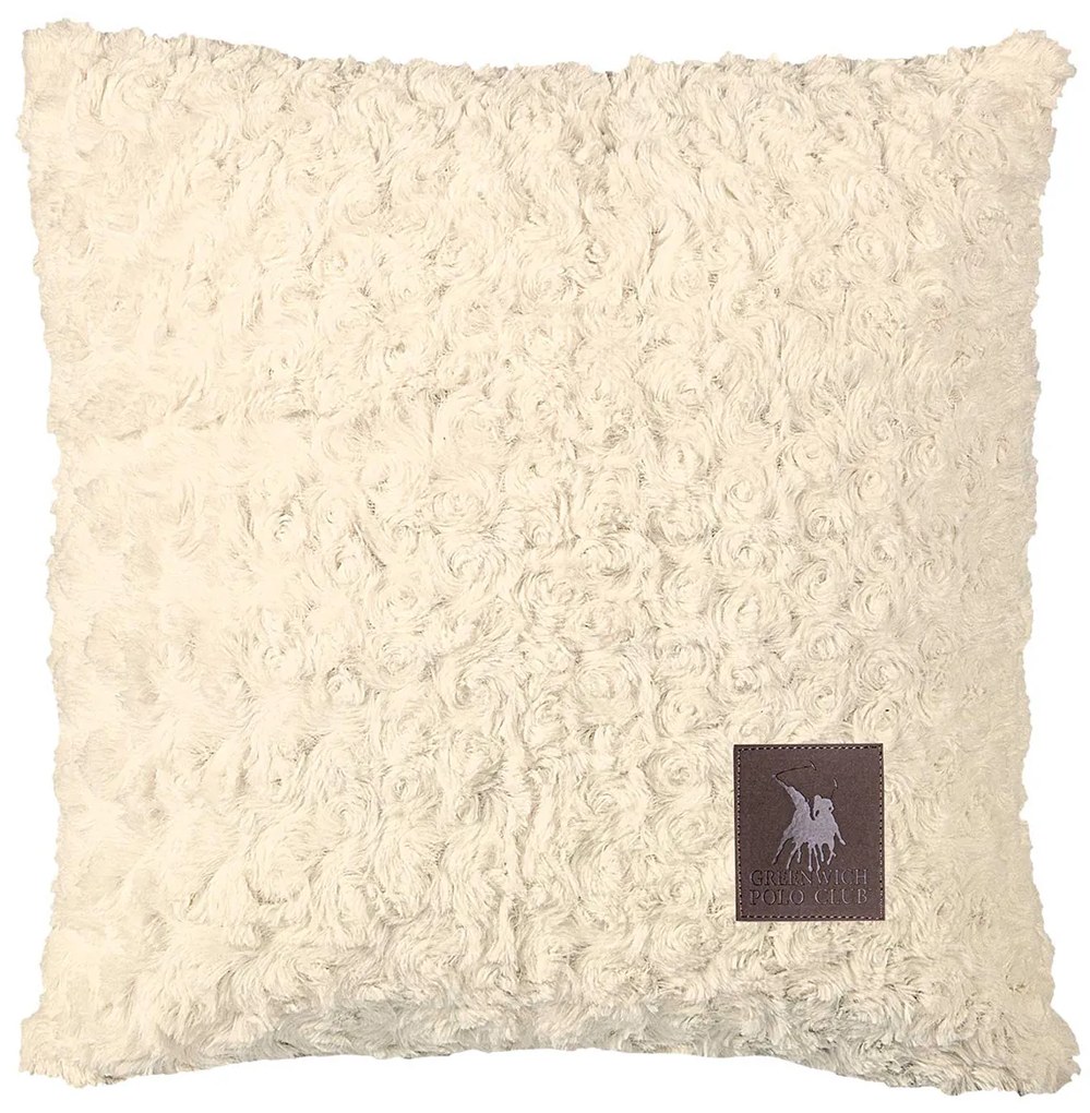 Γούνινο Διακοσμητικό Μαξιλάρι (40x40)Greenwich Polo Club Essential 3960 Ecru