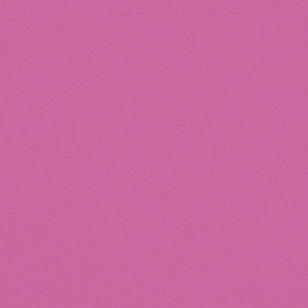 vidaXL Μαξιλάρι Πάγκου Κήπου Ροζ 110 x 50 x 7 εκ. Υφασμάτινο