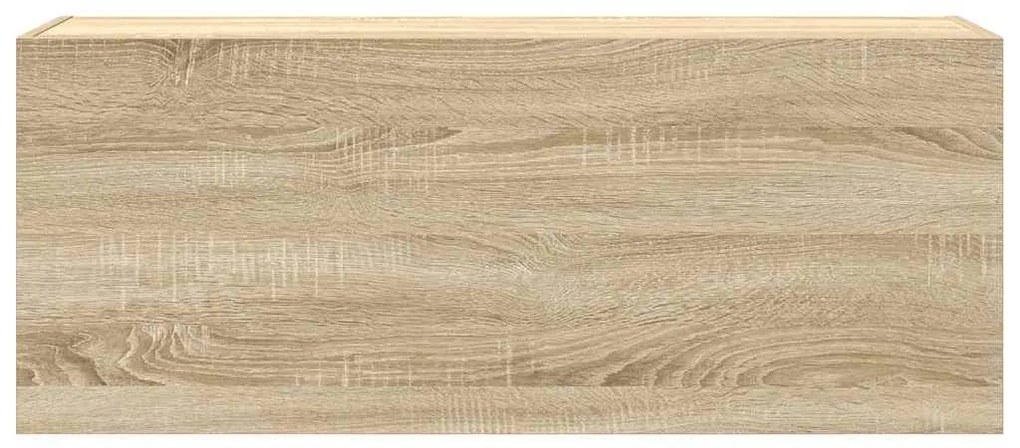 vidaXL Ντουλάπι τοίχου μπάνιου Sonoma Oak 100x25x40 cm