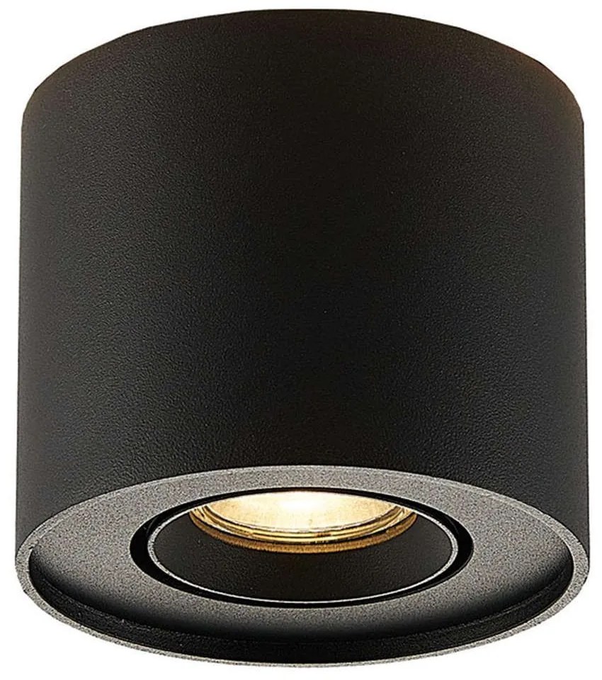 Φωτιστικό Οροφής - Σποτ Arion 4260801 GU10 D:100XH:88 Στρογγυλό Black Viokef Aluminium