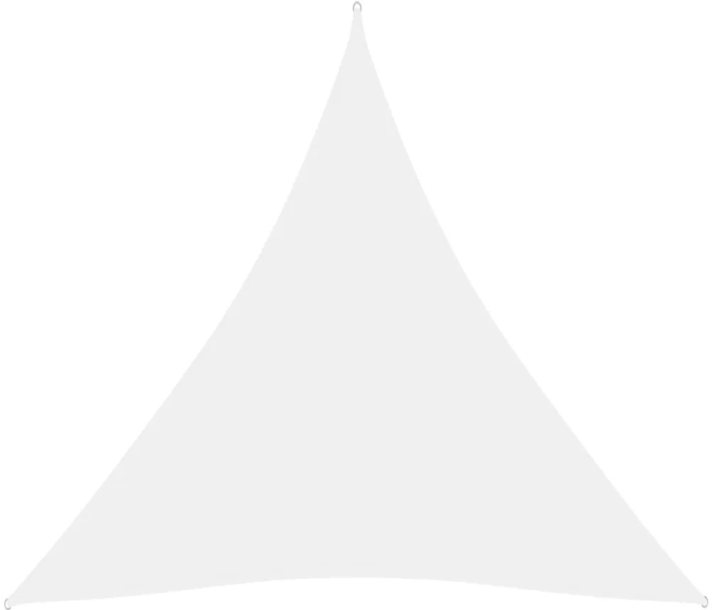 Πανί Σκίασης Τρίγωνο Λευκό 4,5 x 4,5 x 4,5 μ. από Ύφασμα Oxford