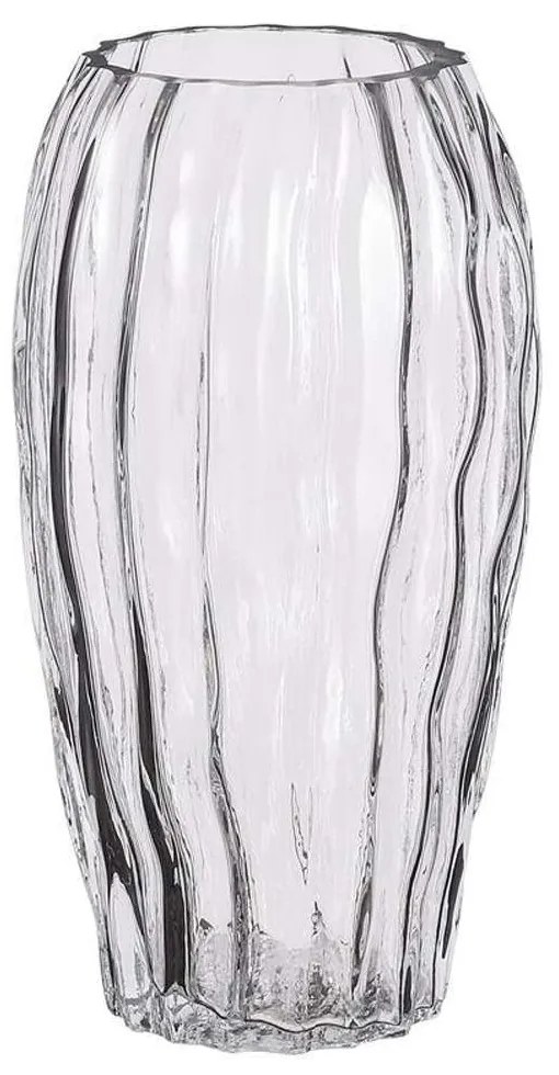 Βάζο Feline 02.1122489 Φ14x27cm Γυάλινο Clear Glass