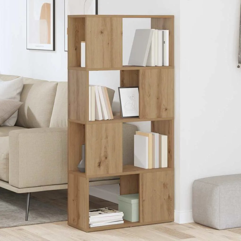 vidaXL Κέντρο ψυχαγωγίας Καφέ 60 x 24 x 124 εκ Επεξεργασμένο ξύλο
