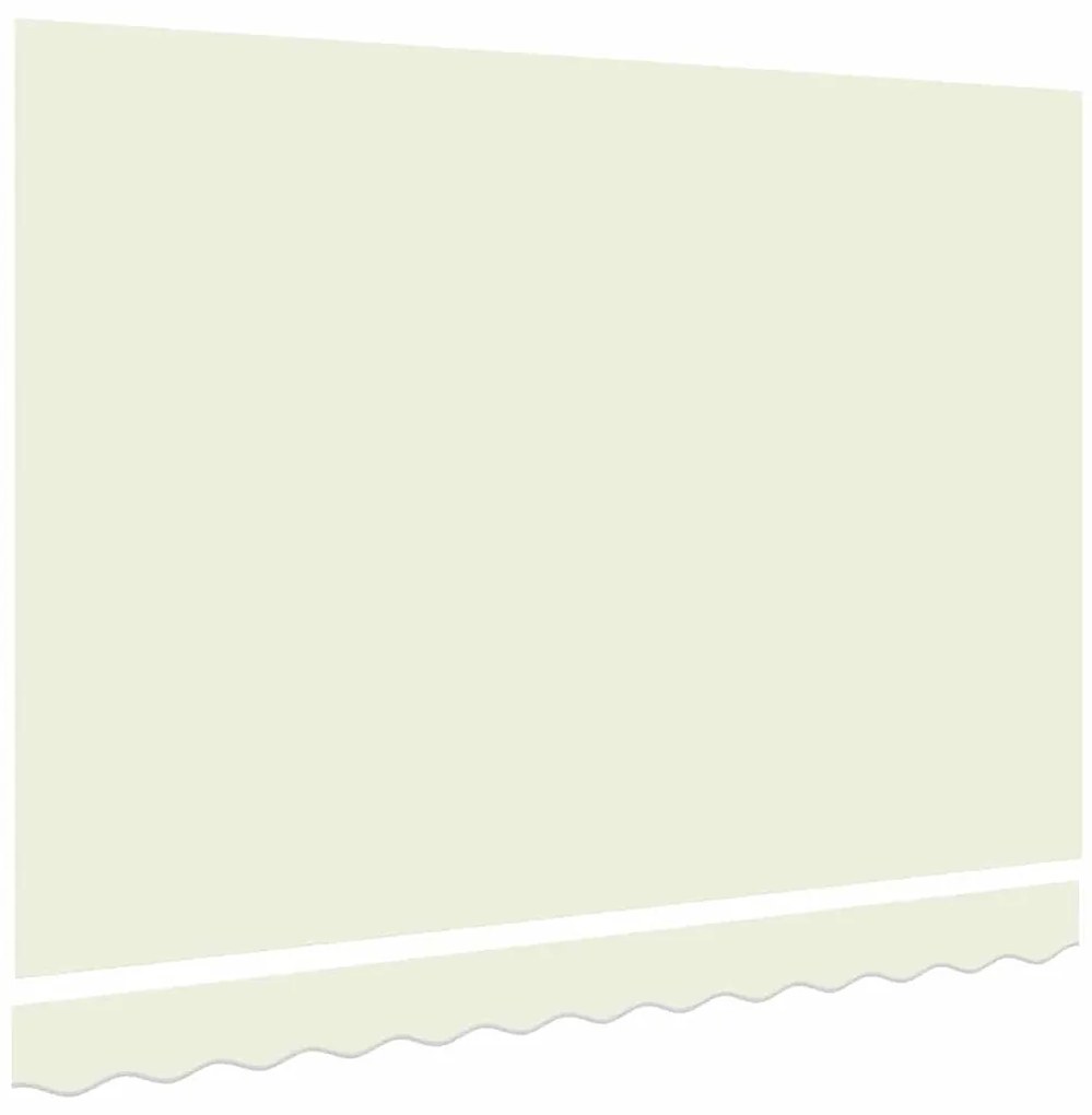 vidaXL Ύφασμα αντικατάστασης τέντας Κρεμ 350 x 200 cm Καραβόπανο