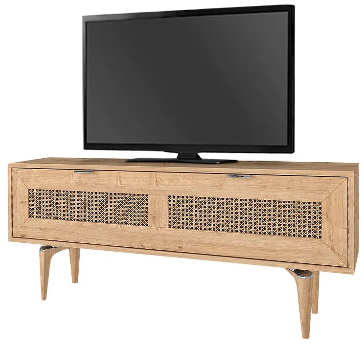 ΕΠΙΠΛΟ ΤΗΛΕΟΡΑΣΗΣ SIRONA MEGAPAP ΧΡΩΜΑ SAPPHIRE OAK 140X30X55ΕΚ.