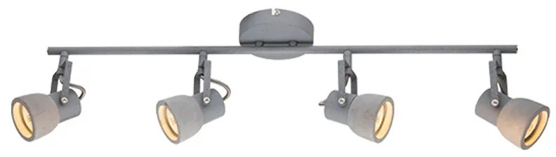 Σποτ Πολύφωτο Aca Pepper MC171154 Grey