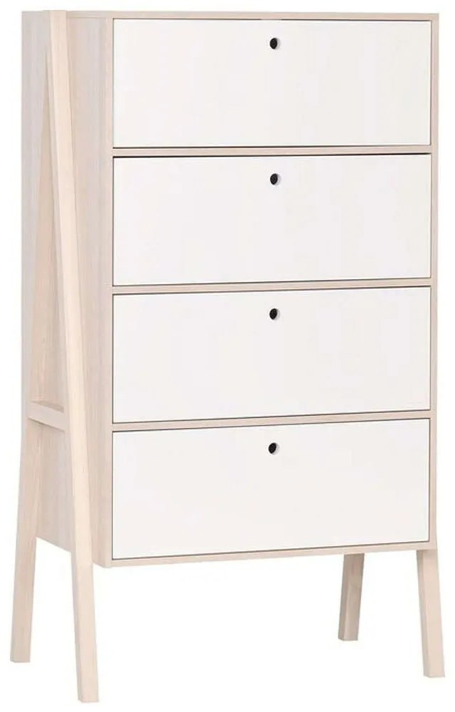 Συρταριέρα Spot Young 16262579 88x60x150cm Natural-White
