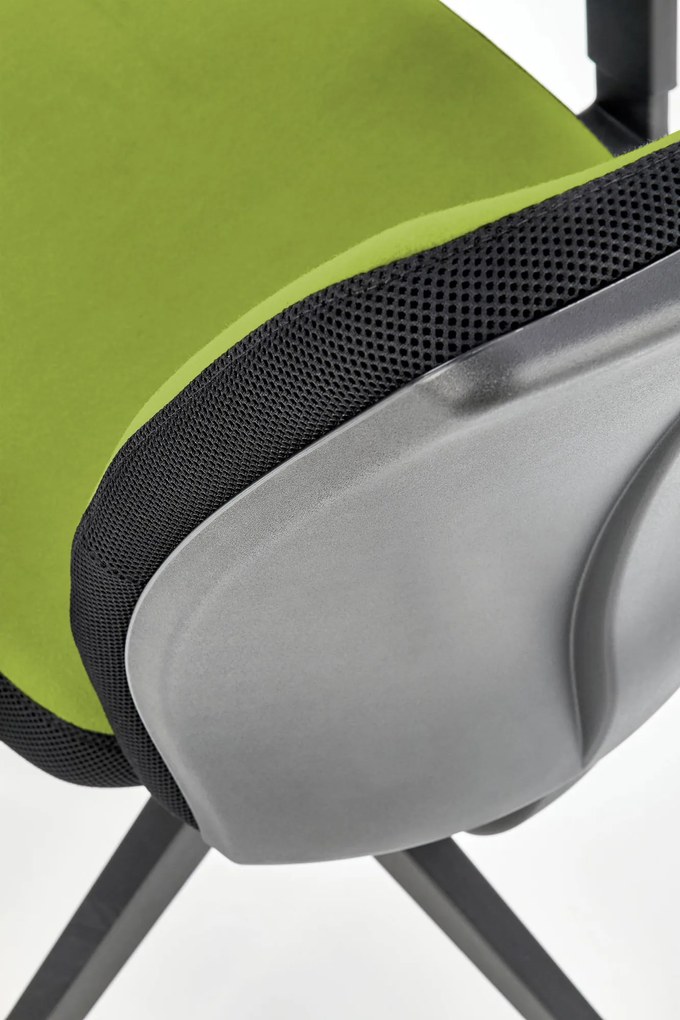 POP office chair, color: black / green DIOMMI V-NS-POP-FOT-ZIELONY