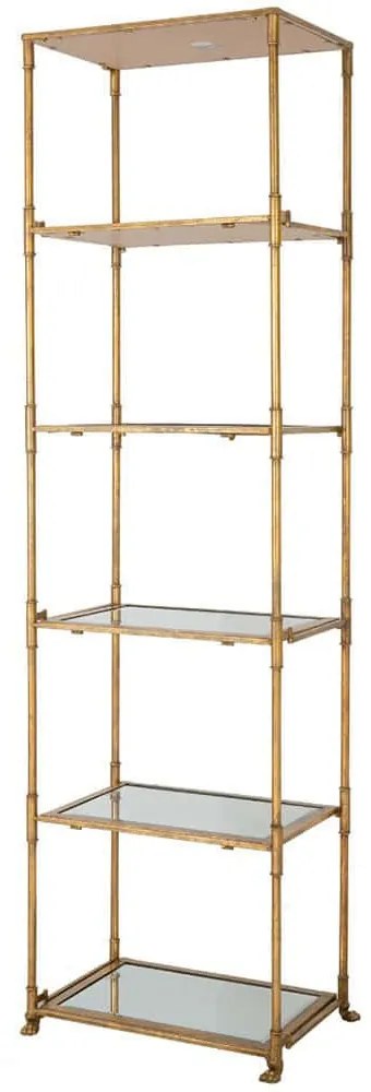 Ραφιέρα Δαπέδου Perisa 82221-DS 50x37x179cm Gold