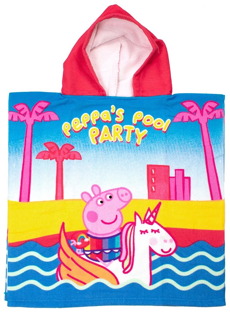 Παιδικό Πόντσο (50x100) Dimcol Peppa Pig 32