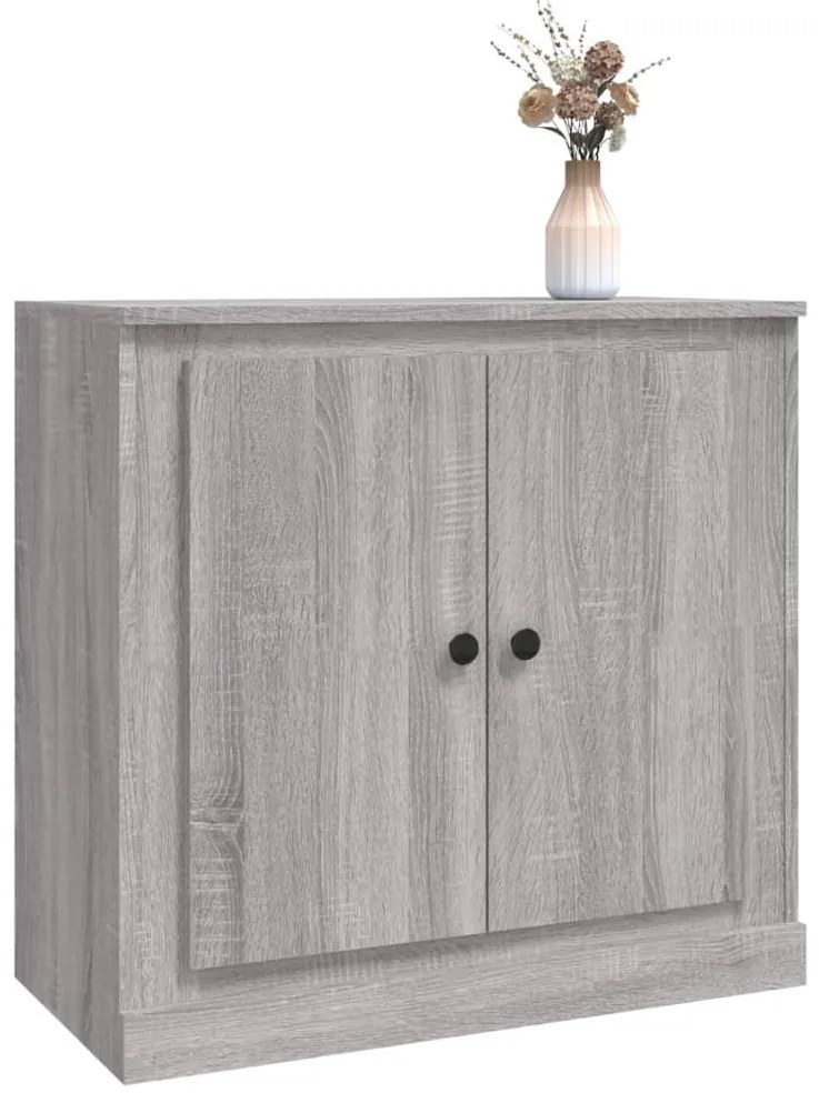 vidaXL Μπουφές Γκρι Sonoma 70x35,5x67,5 εκ. από Επεξεργασμένο Ξύλο