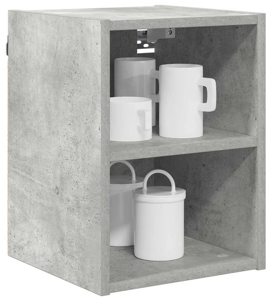 vidaXL Κρεμαστό ντουλάπι Σκυρόδεμα Γκρι 30 x 29,5 x 40 εκ.