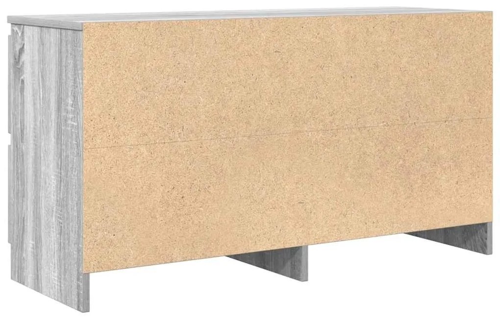 Έπιπλο Τηλεόρασης Γκρι Sonoma 100x35x54 εκ. από Επεξεργ. Ξύλο 861801