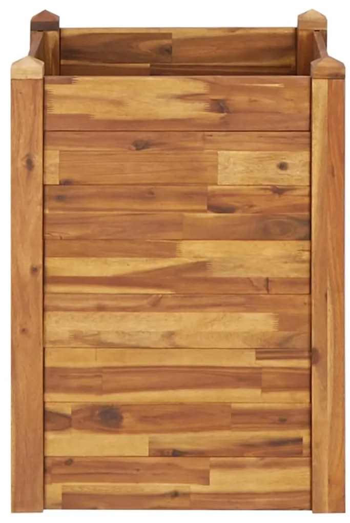 vidaXL Ζαρντινιέρα Υπερυψωμένη 60 x 60 x 84 εκ. από Μασίφ Ξύλο Ακακίας