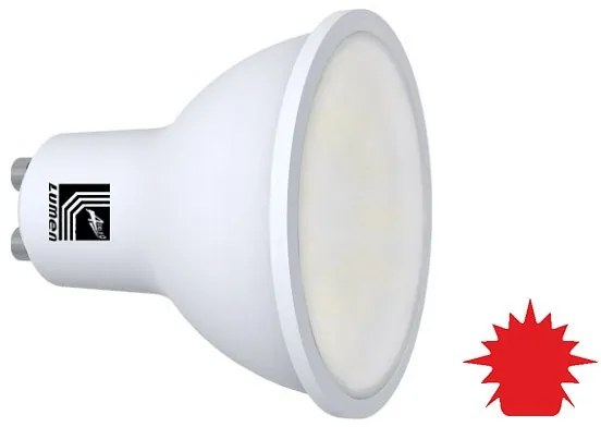 Adeleq Λάμπα Led Gu10 5W 230V 105° Κόκκινο 13-102952