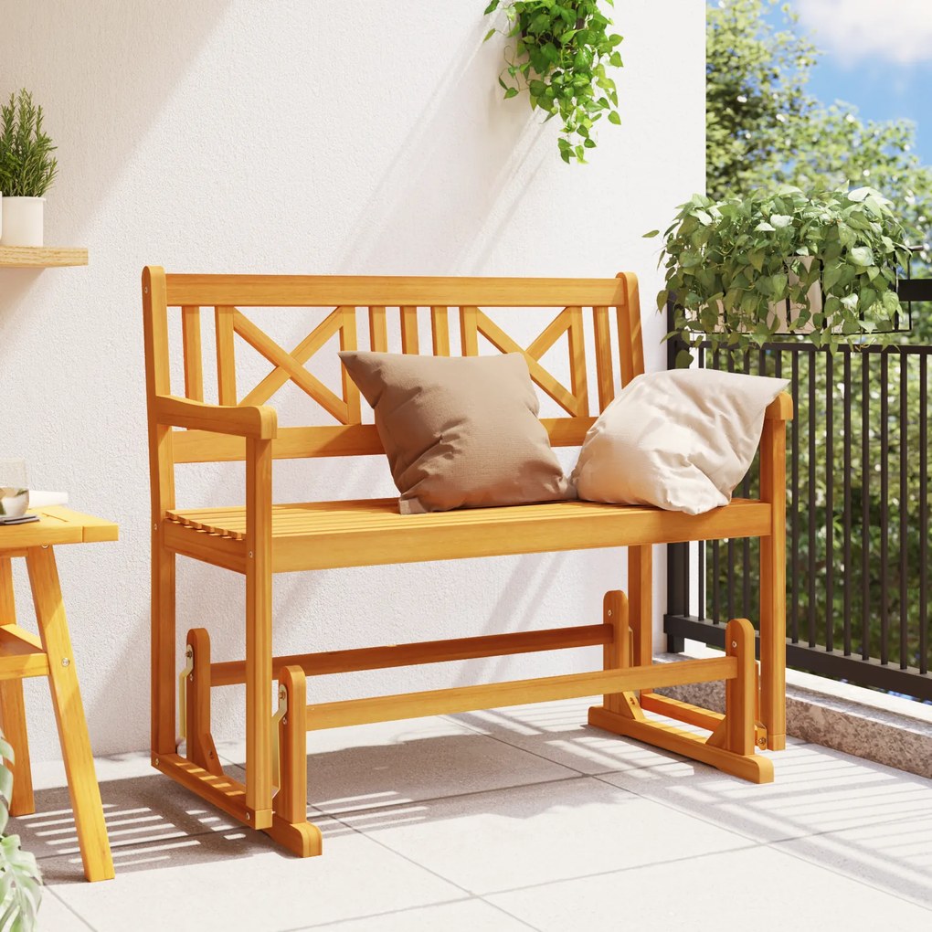 vidaXL Πάγκος Γλύτερας 2-Ατόμων  110x59x97 εκ Μασίφ Ξύλο Ακακίας