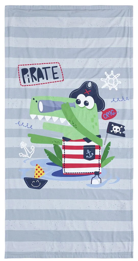 Παιδική Πετσέτα Θαλάσσης (70x140) Nima Pirate