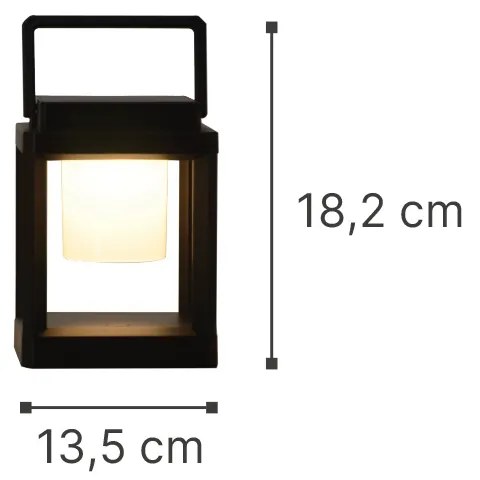 it-Lighting Ontario LED 2W 3000K Outdoor Table Lamp Black D18,2cmx13,5cm (80100311)