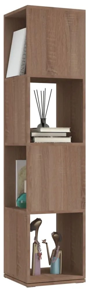 vidaXL Ντουλάπι Περιστρ. Sonoma Δρυς 34,5x34,5x147,5 εκ. Μοριοσανίδα