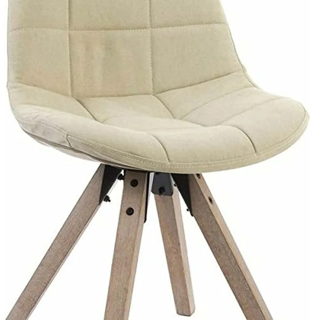 Καρέκλα Τραπεζαρίας DKD Home Decor Μπεζ Πολύχρωμο 47 x 55 x 85 cm