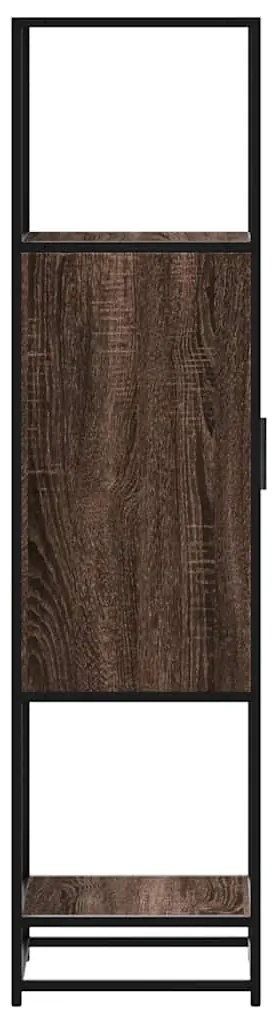 vidaXL Highboard καφέ δρυς Κατασκευασμένο ξύλο και μέταλλο