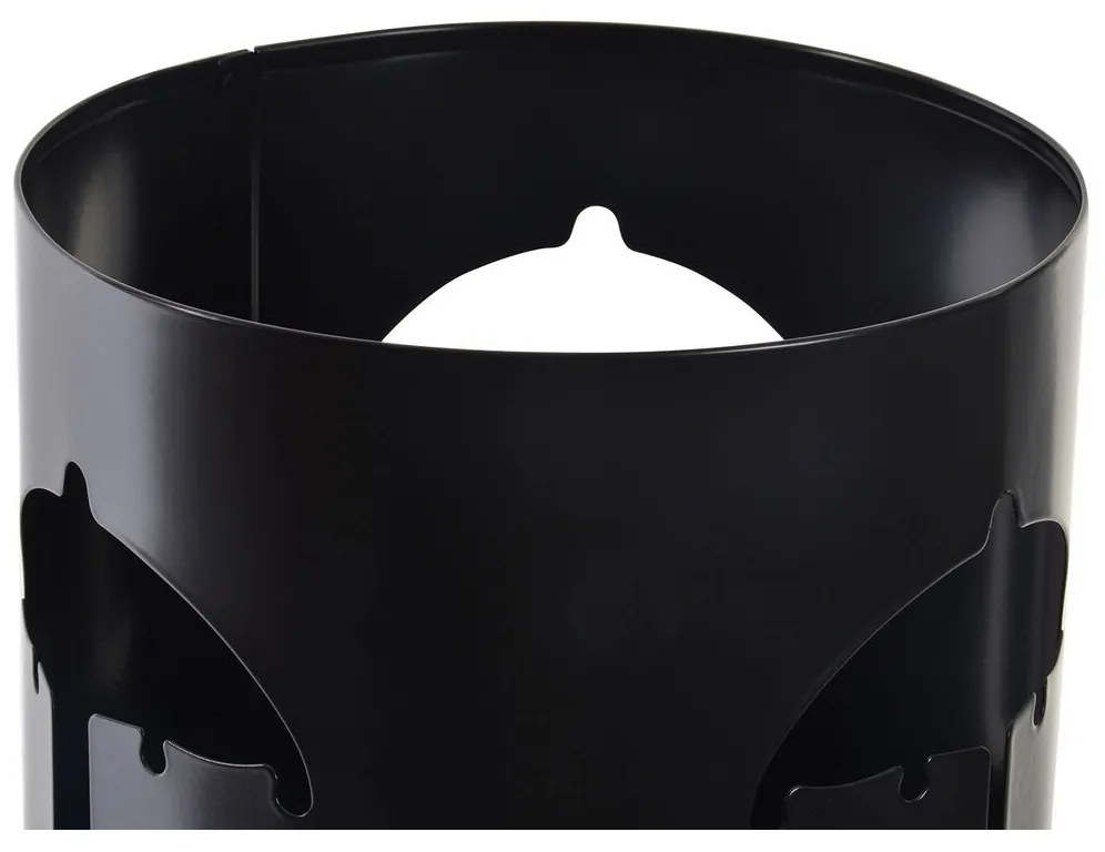 Ομπρελοθήκη DKD Home Decor 19 x 47 cm Λευκό Μαύρο Χάλυβας Ομπρέλα 19 x 19 x 47 cm (x2)