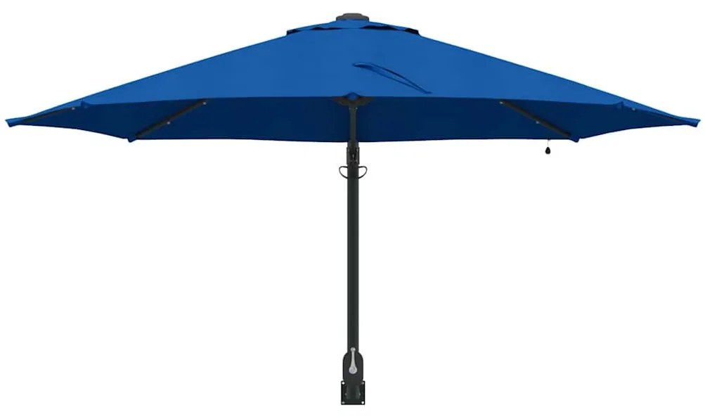 vidaXL Ομπρέλα Κήπου Μπλε και Μαύρο 248 x 248 x 148 εκ.