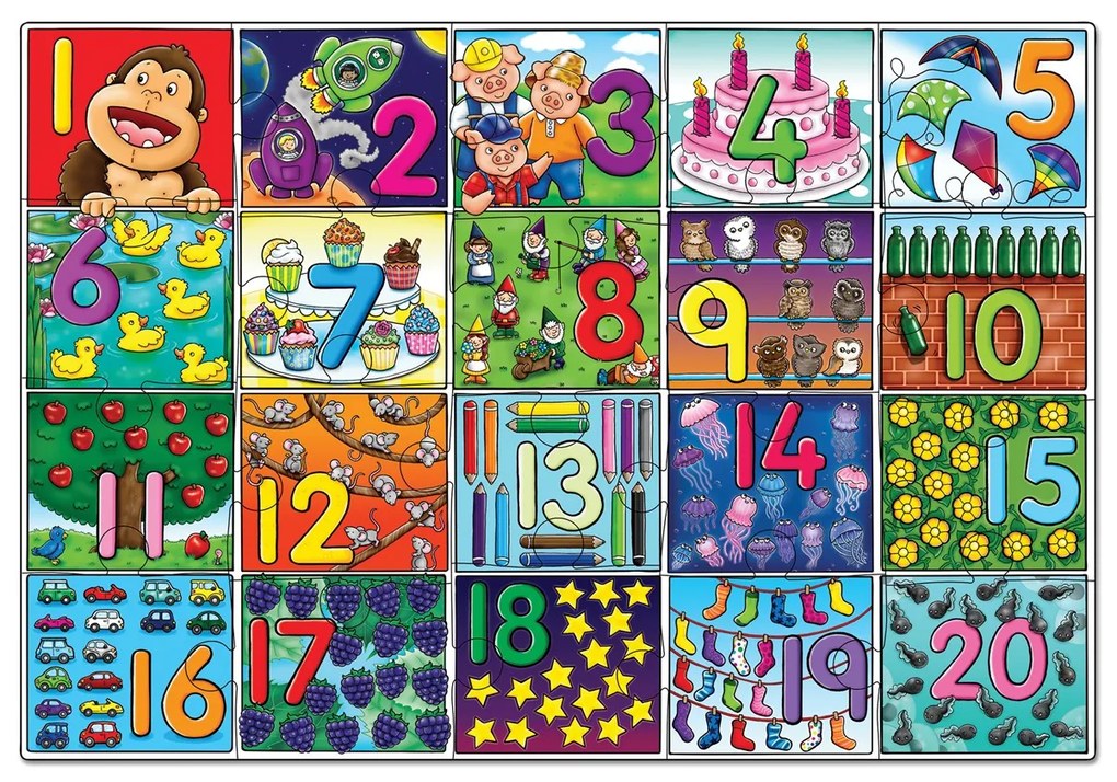 Big Number Jigsaw Puzzle Orchard Toys