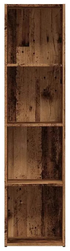 ντουλάπι βιβλίων vidaXL Παλιό ξύλο 36x30x143 cm Κατασκευασμένο ξύλο